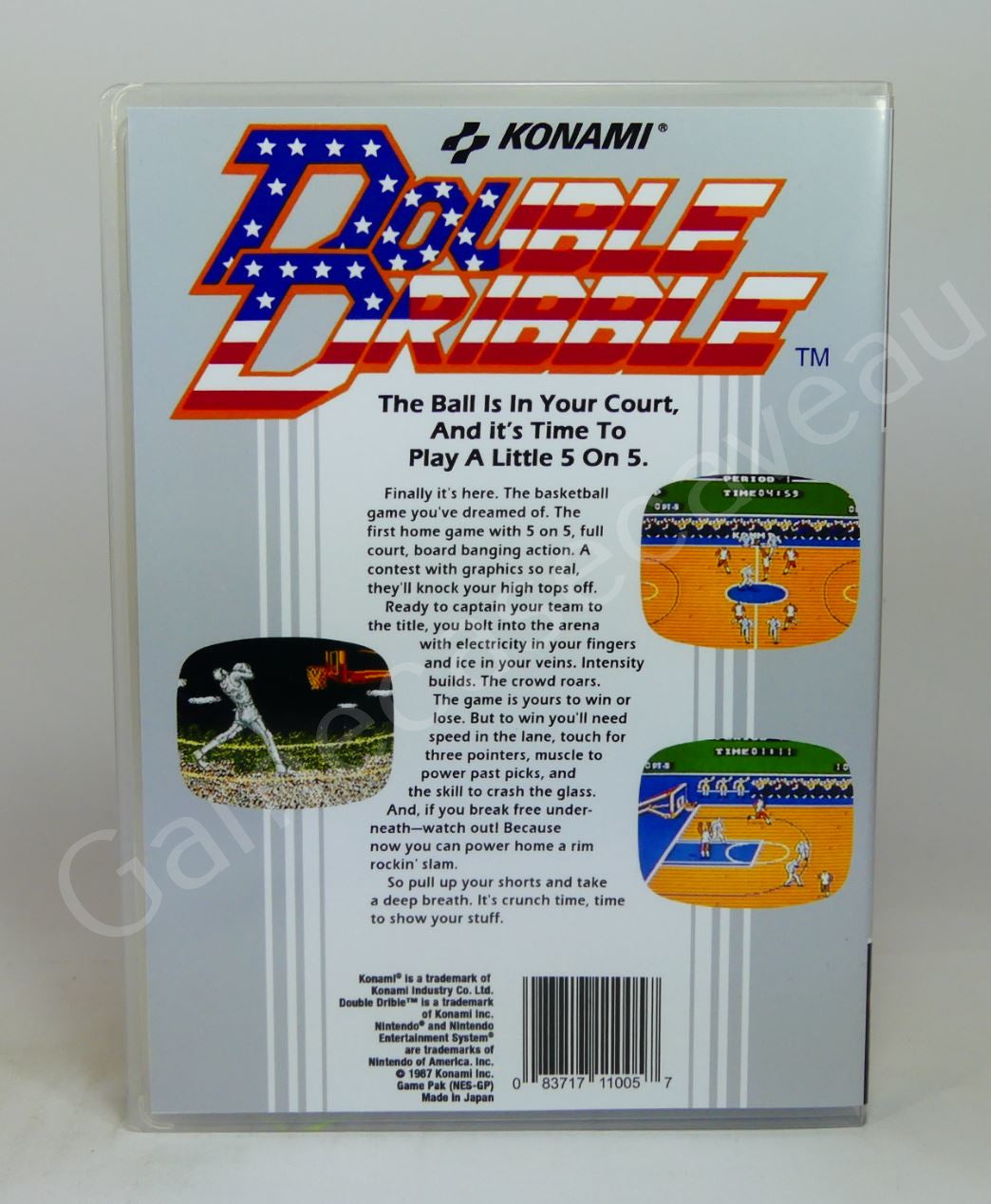 Double Dribble - NES Replacement Case