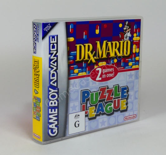 Dr. Mario & Puzzle League - GBA Replacement Case