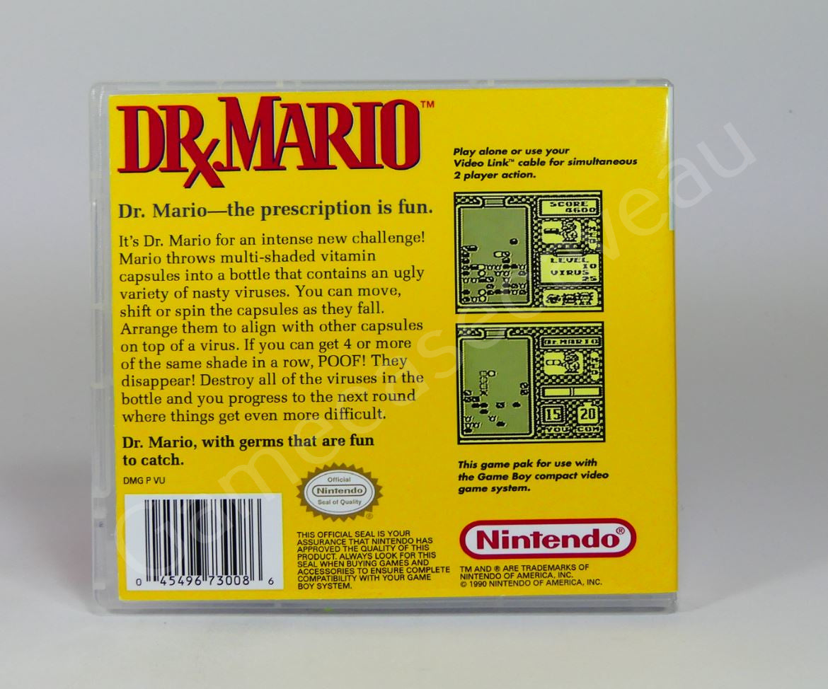 Dr Mario - GB Replacement Case