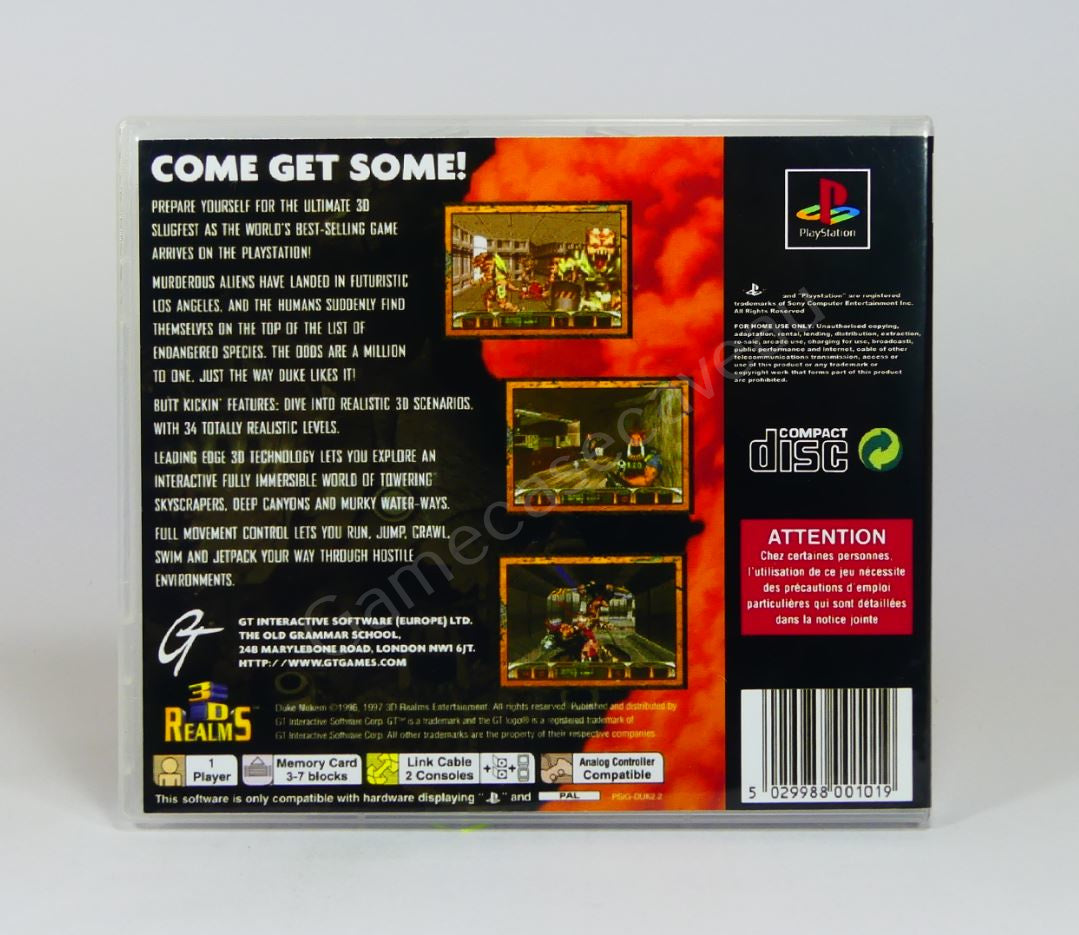 Duke Nukem - PS1 Replacement Case