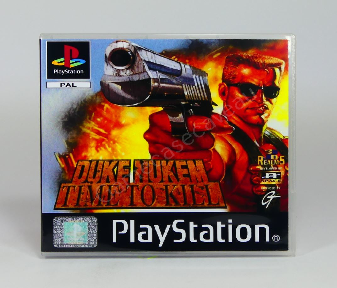 Duke Nukem Time to Kill - PS1 Replacement Case