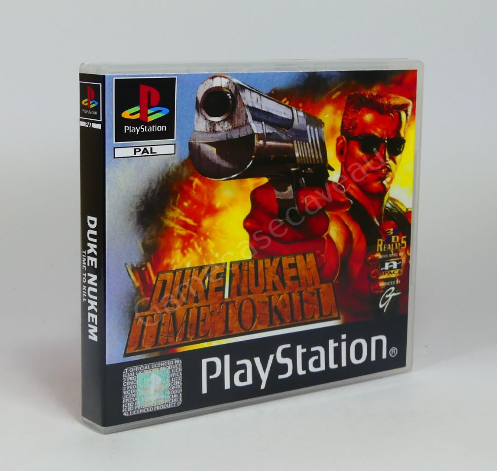 Duke Nukem Time to Kill - PS1 Replacement Case