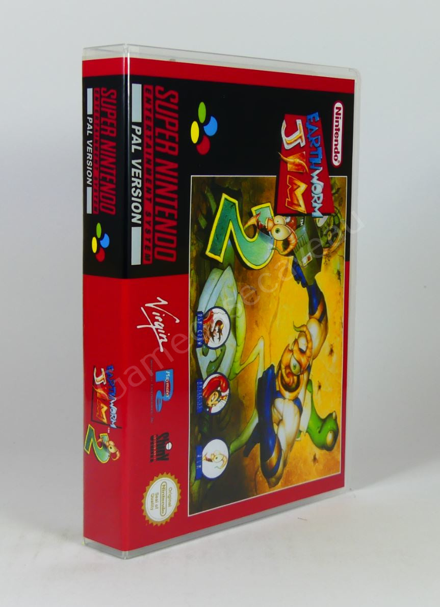 Earthworm Jim 2 - SNES Replacement Case