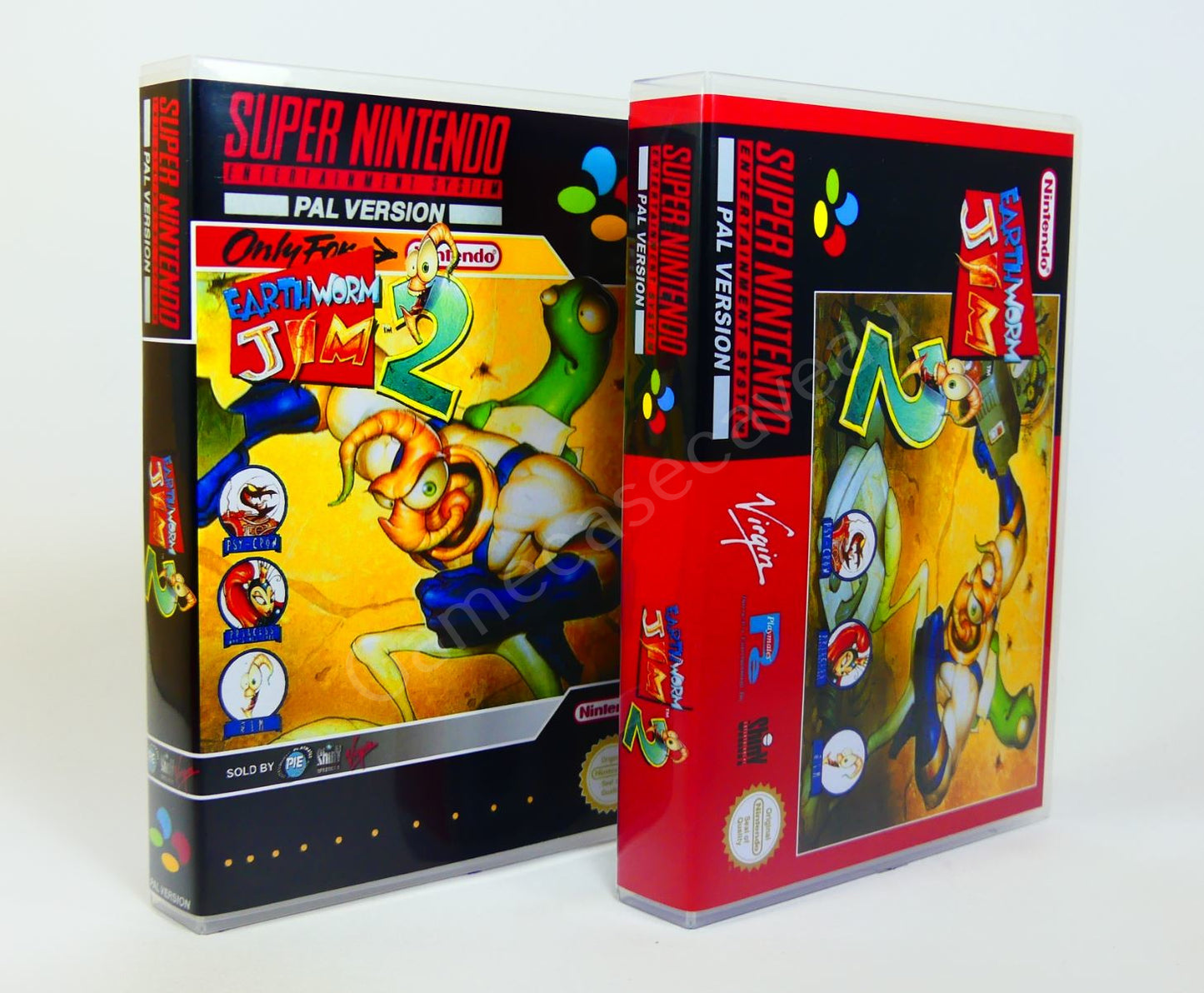 Earthworm Jim 2 - SNES Replacement Case