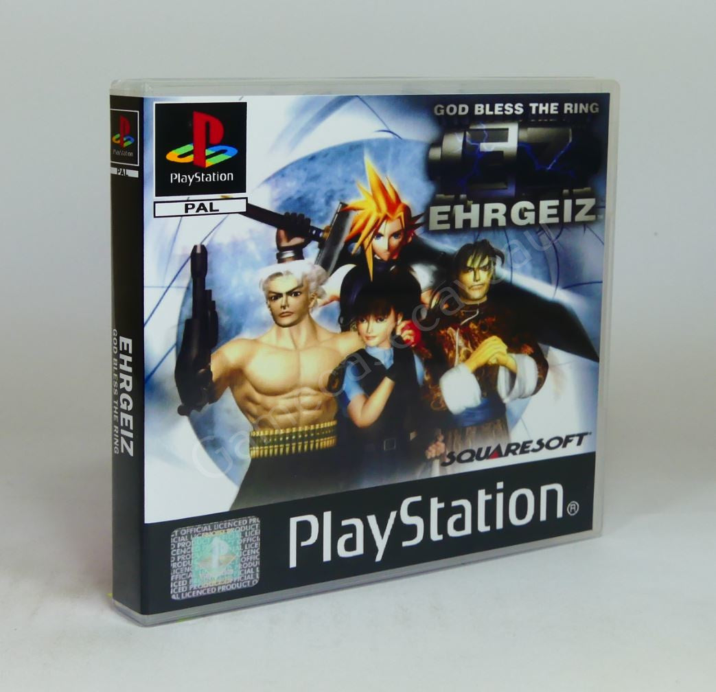Ehrgeiz God Bless the Ring - PS1 Replacement Case