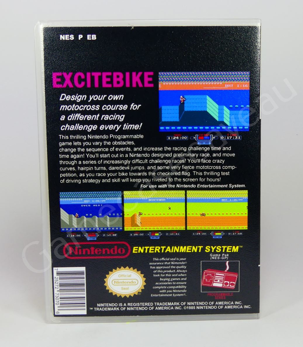 Excitebike - NES Replacement Case