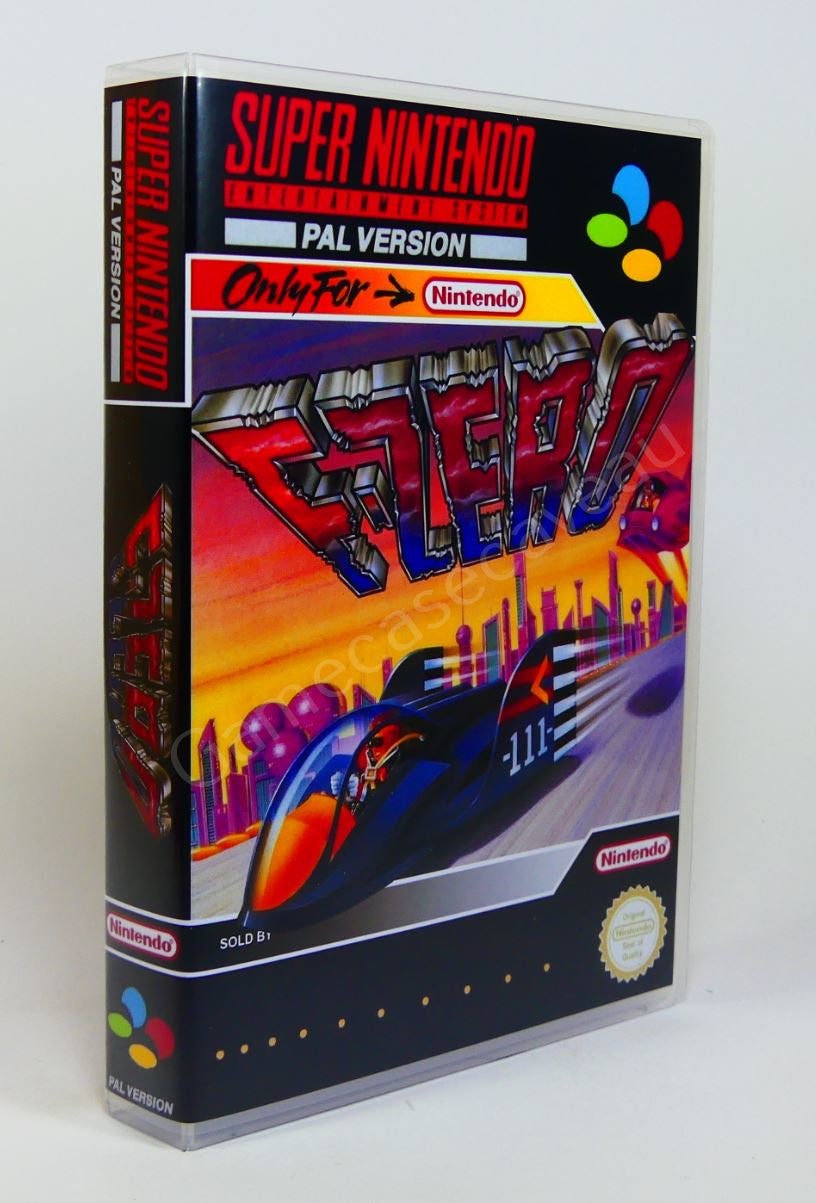 F-Zero - SNES Replacement Case