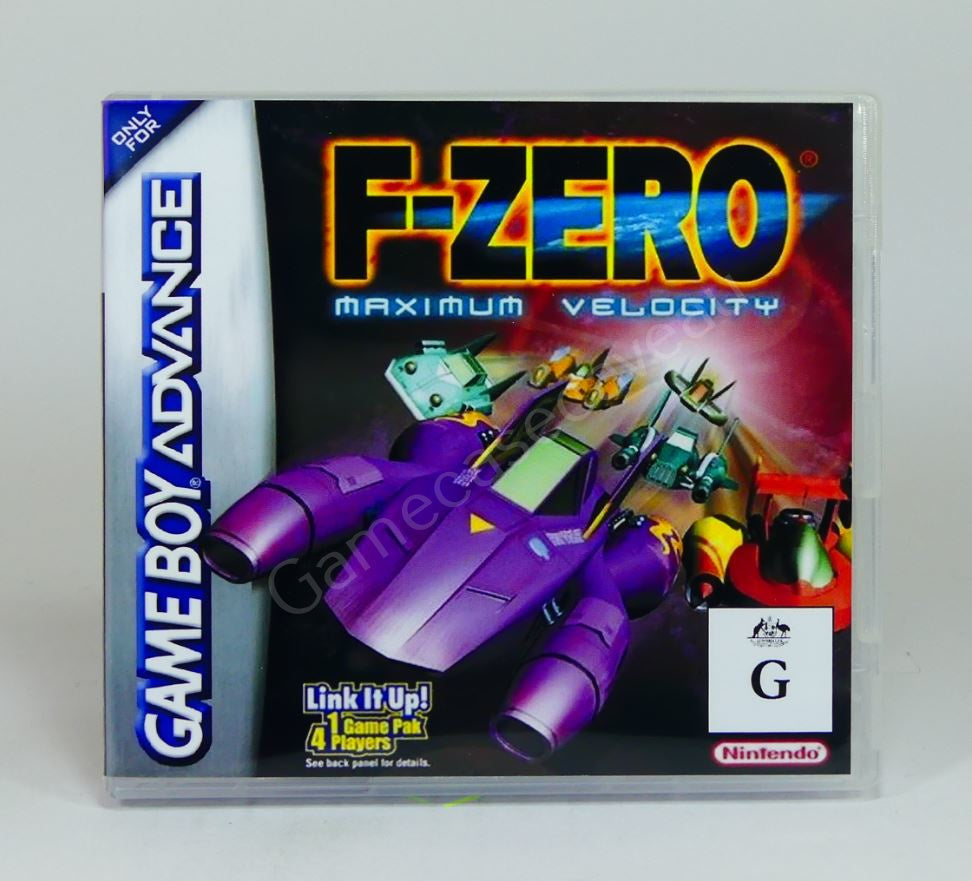 F-Zero Maximum Velocity - GBA Replacement Case