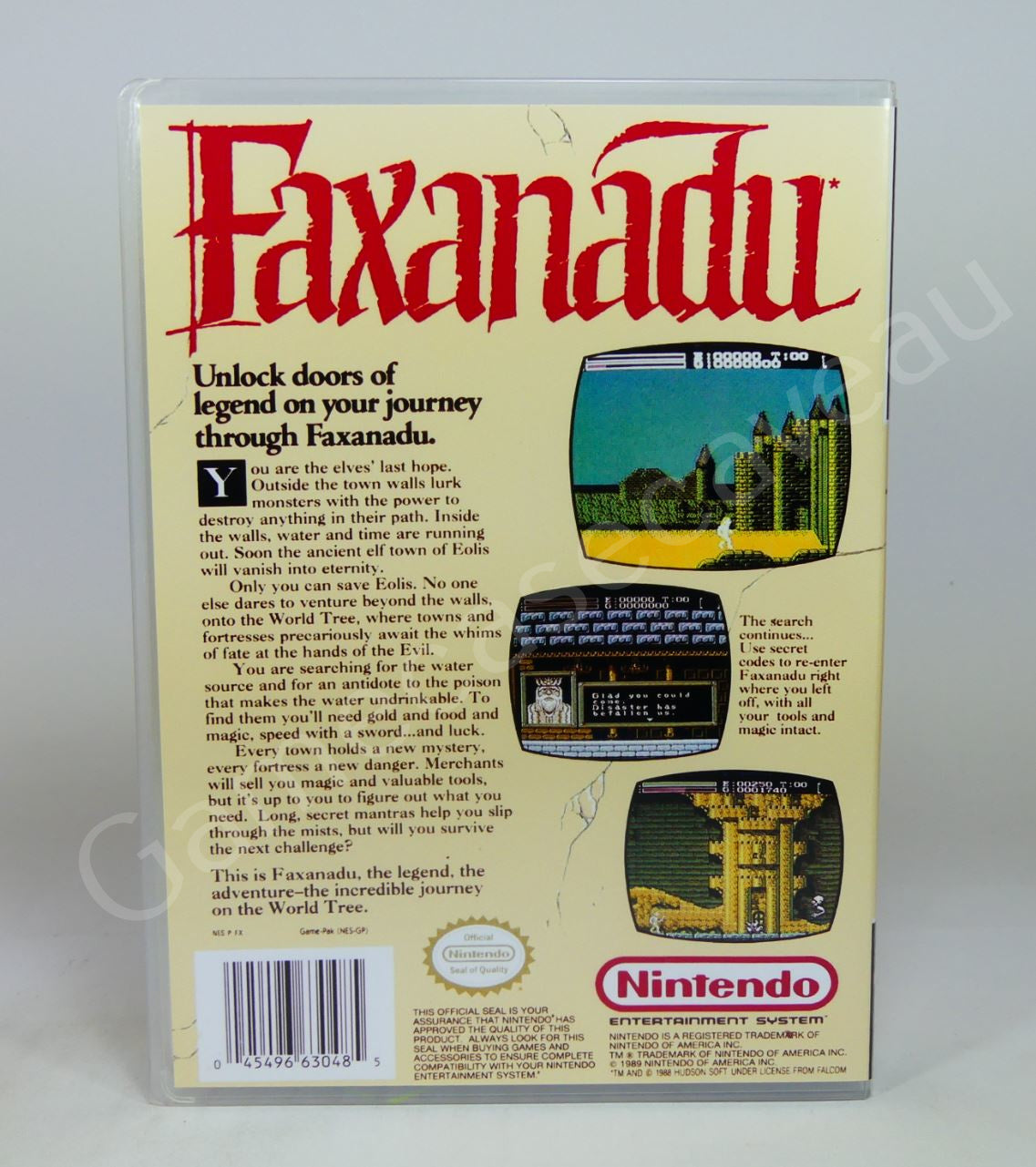 Faxanadu - NES Replacement Case