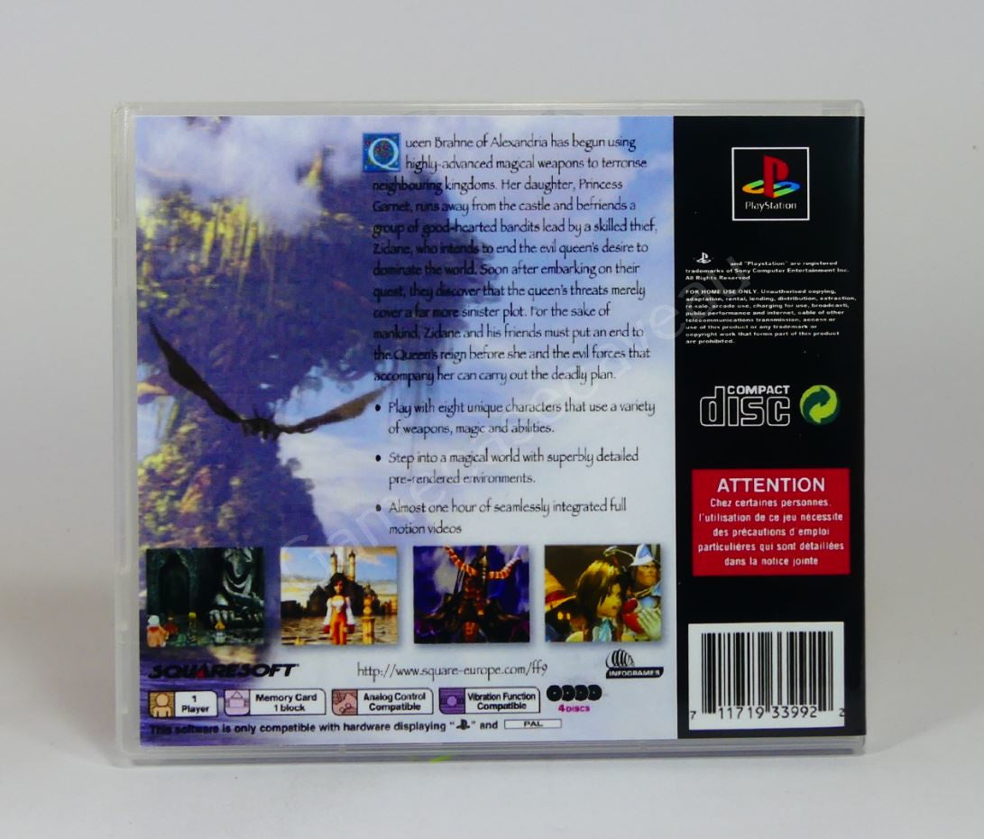 Final Fantasy IX - PS1 Replacement Case