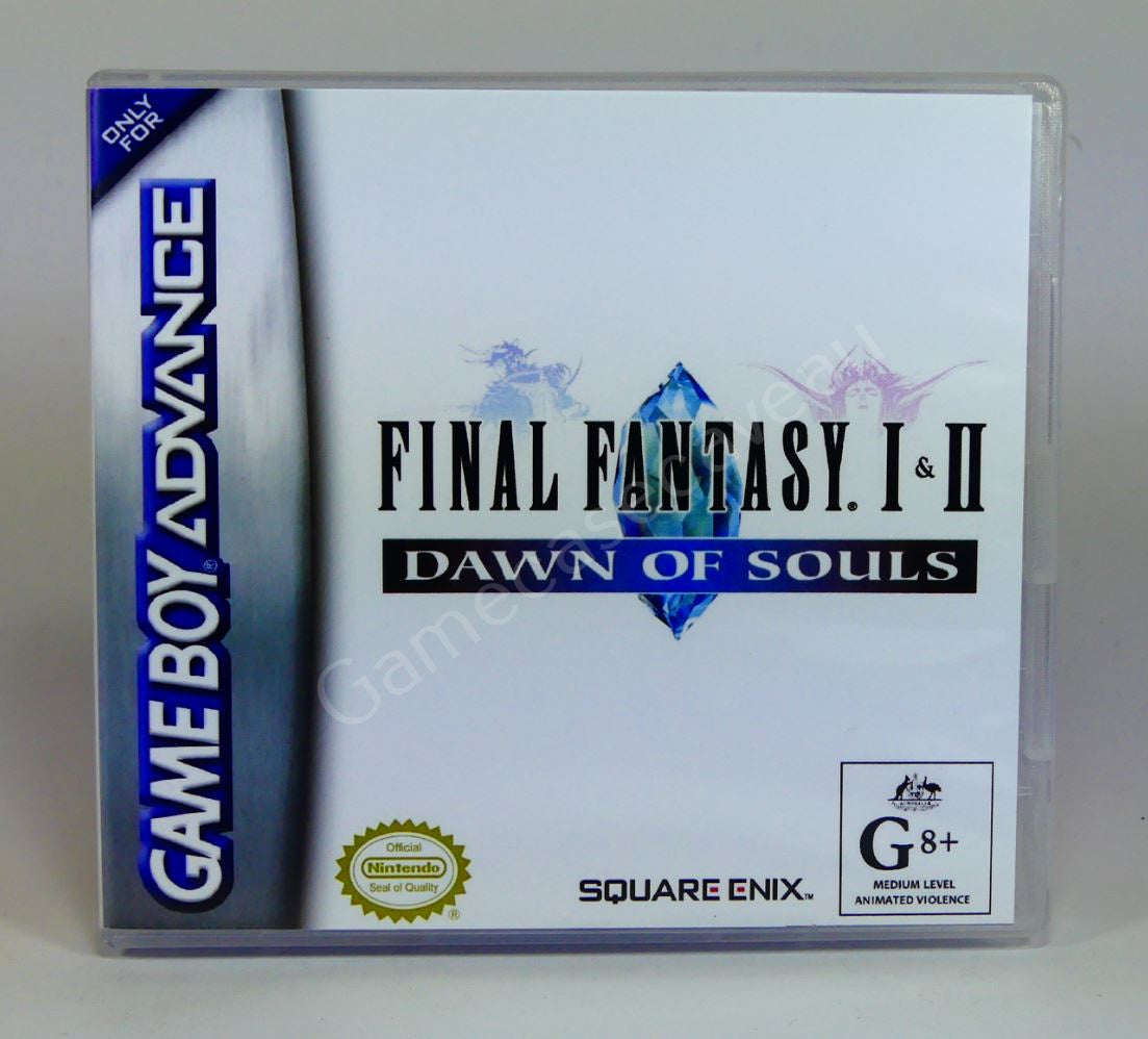 Final Fantasy I + II - GBA Replacement Case