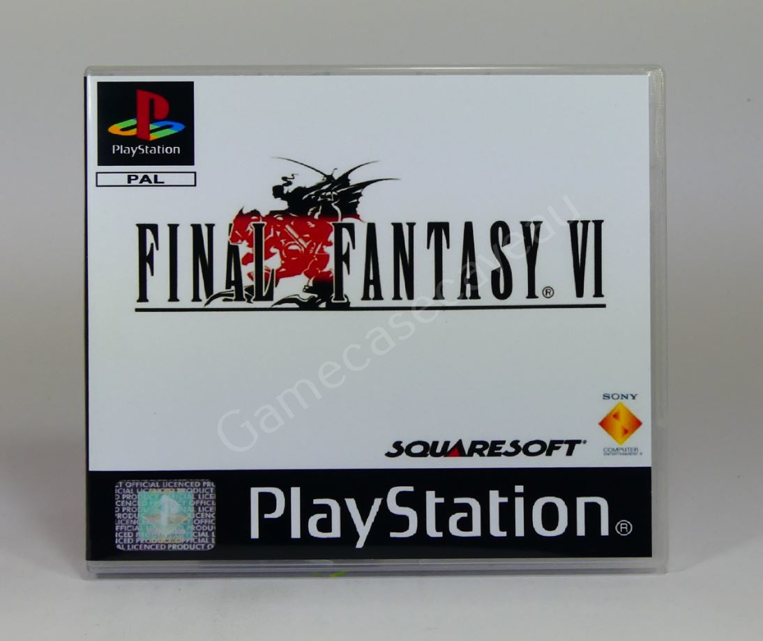 Final Fantasy VI - PS1 Replacement Case