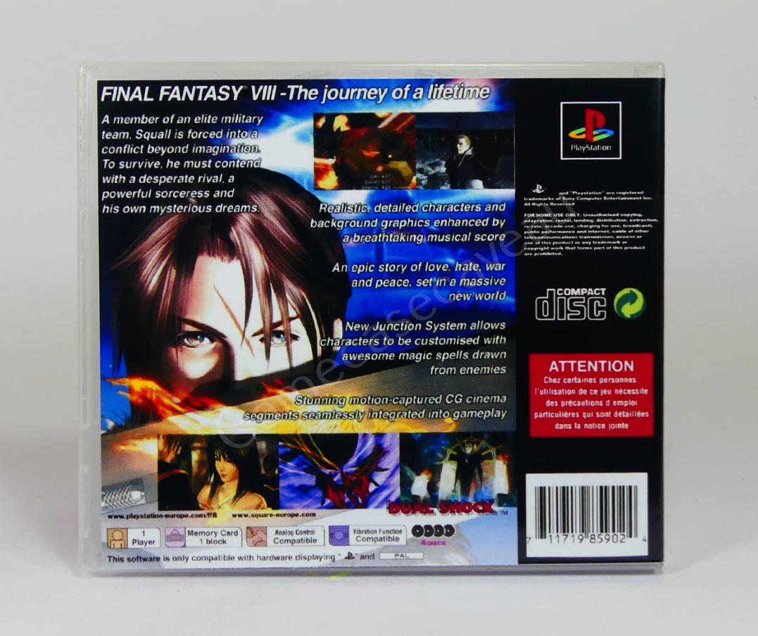 Final Fantasy VIII - PS1 Replacement Case