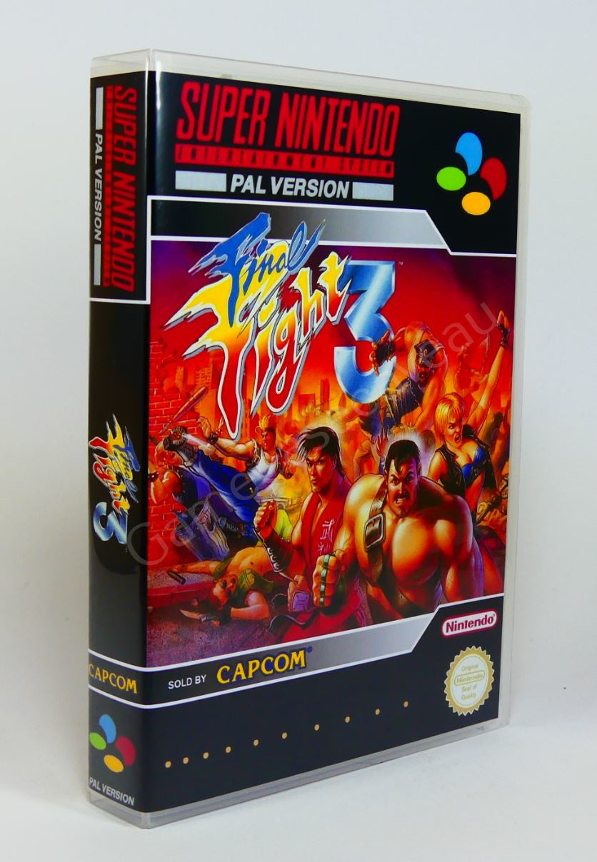 Final Fight 3 - SNES Replacement Case