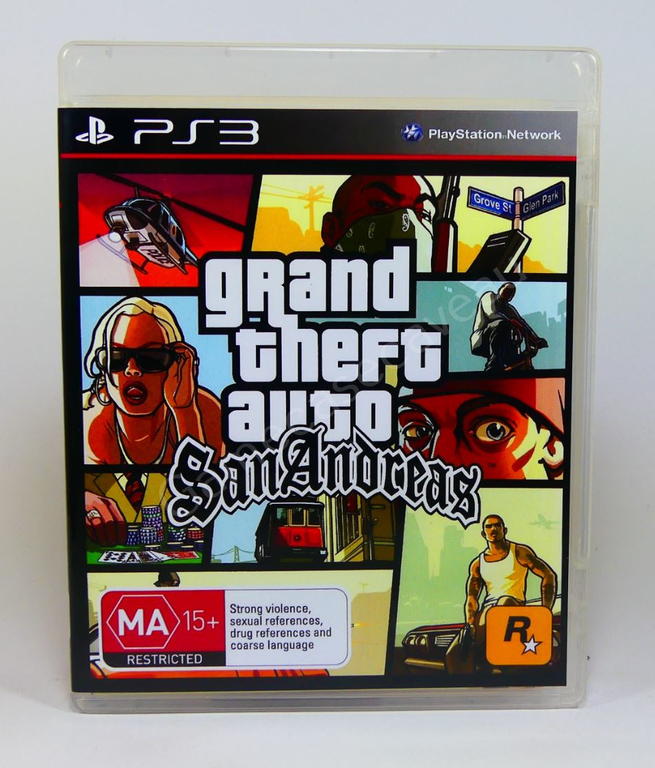 GTA San Andreas - PS3 Replacement Case