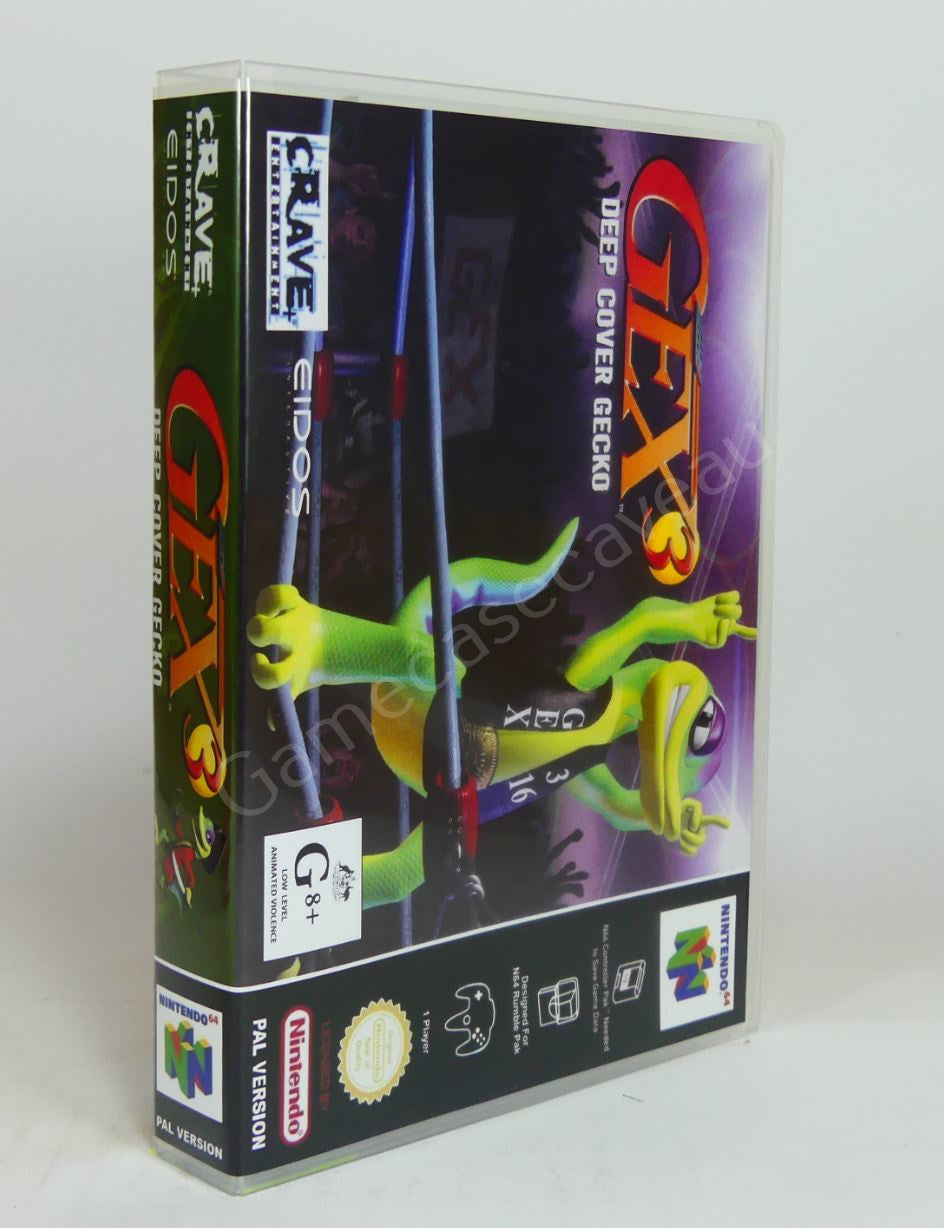 Gex 3 - N64 Replacement Case