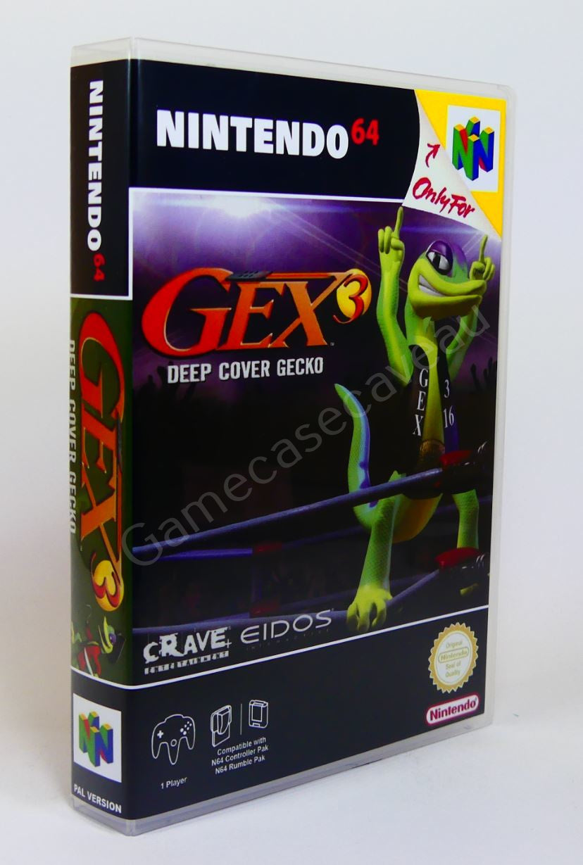 Gex 3 - N64 Replacement Case