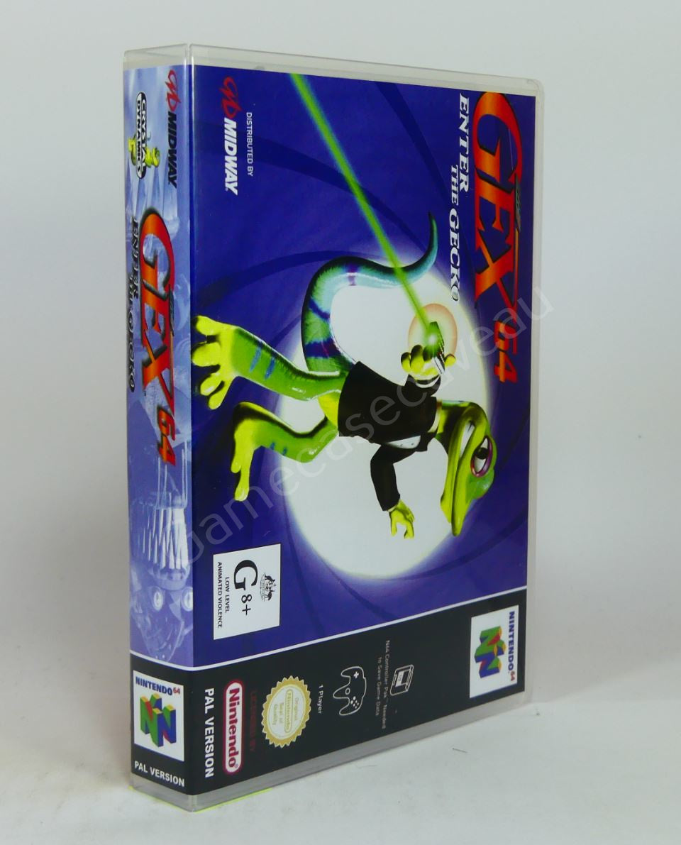 Gex 64 - N64 Replacement Case