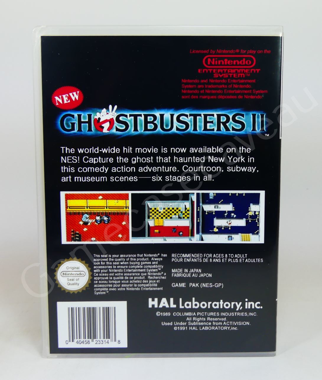 Ghostbusters II New - NES Replacement Case