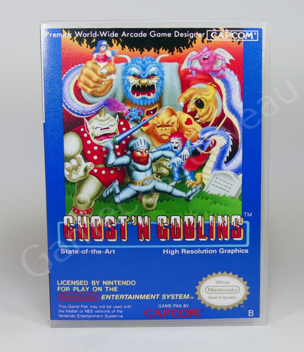 Ghost 'n Goblins - NES Replacement Case