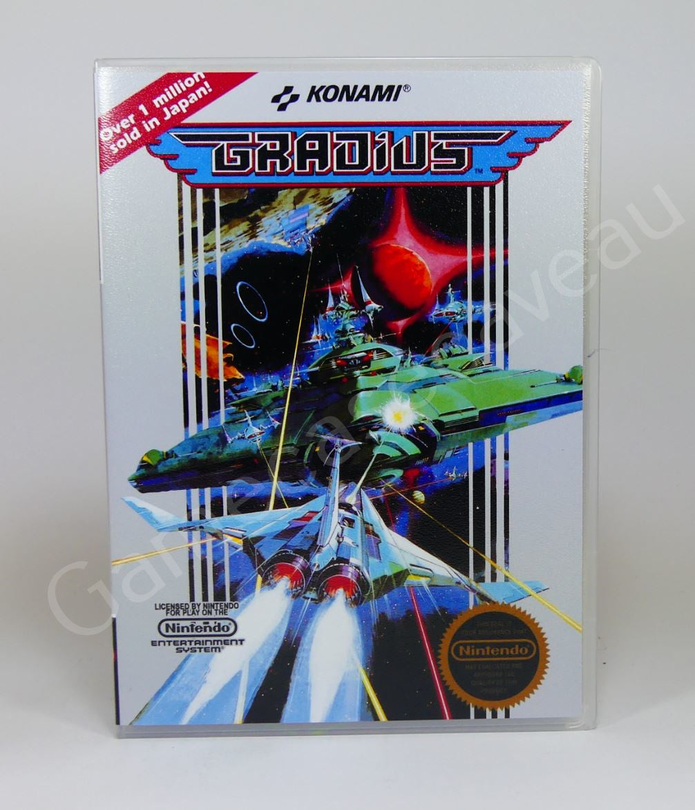 Gradius - NES Replacement Case