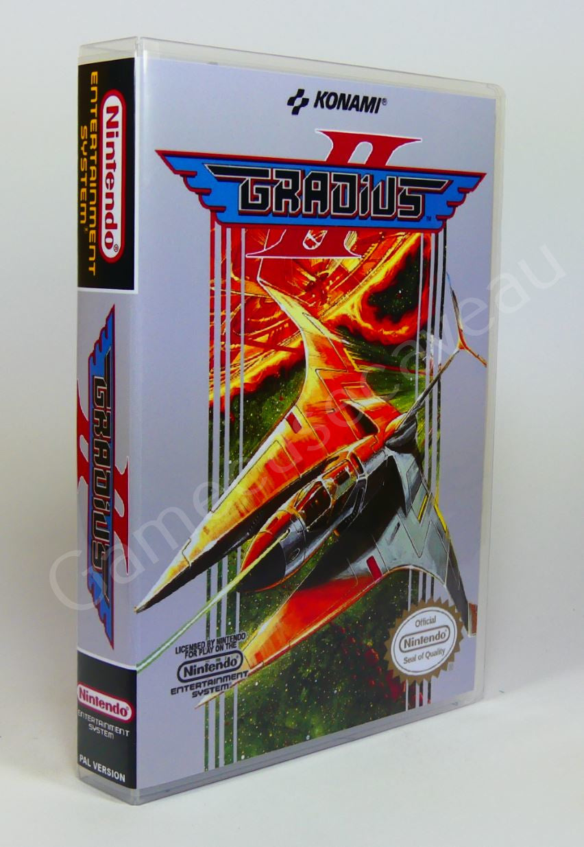 Gradius II - NES Replacement Case