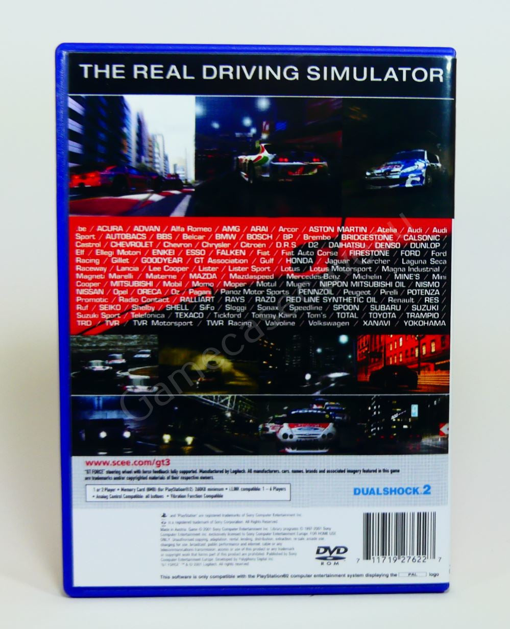 Gran Turismo 3 - PS2 Replacement Case