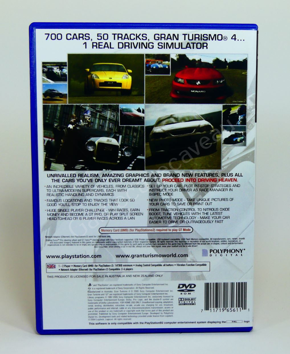Gran Turismo 4 - PS2 Replacement Case