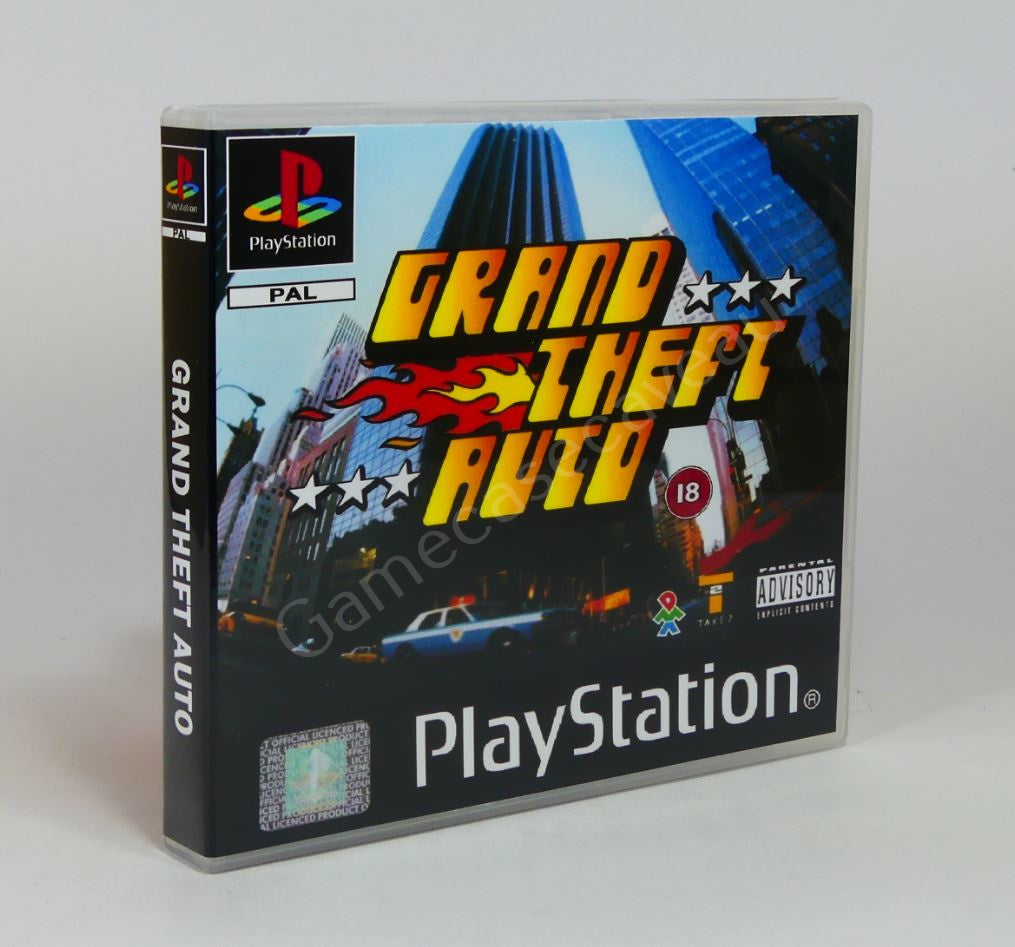 GTA Grand Theft Auto - PS1 Replacement Case – GameCaseCaveAU