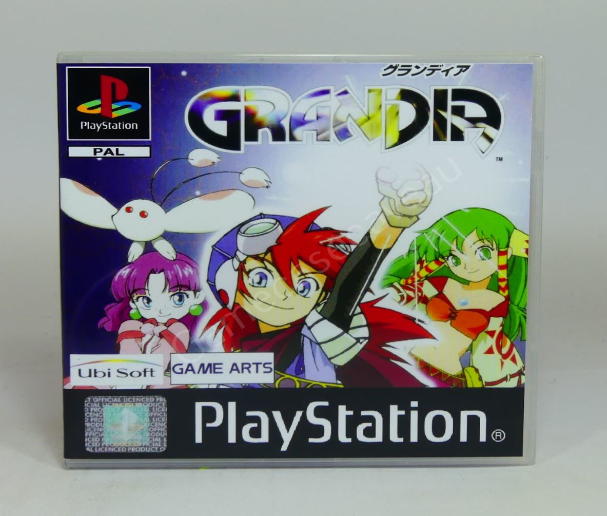 Grandia - PS1 Replacement Case
