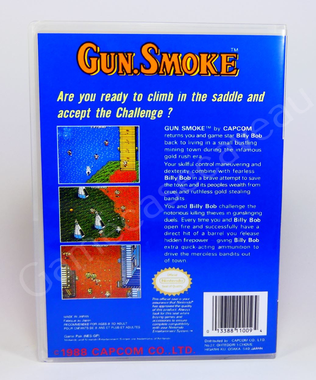 Gun Smoke - NES Replacement Case
