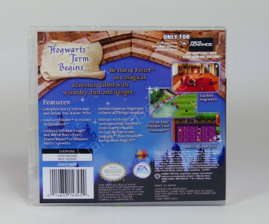 Harry Potter and the Philosophers Stone - GBA Replacement Case