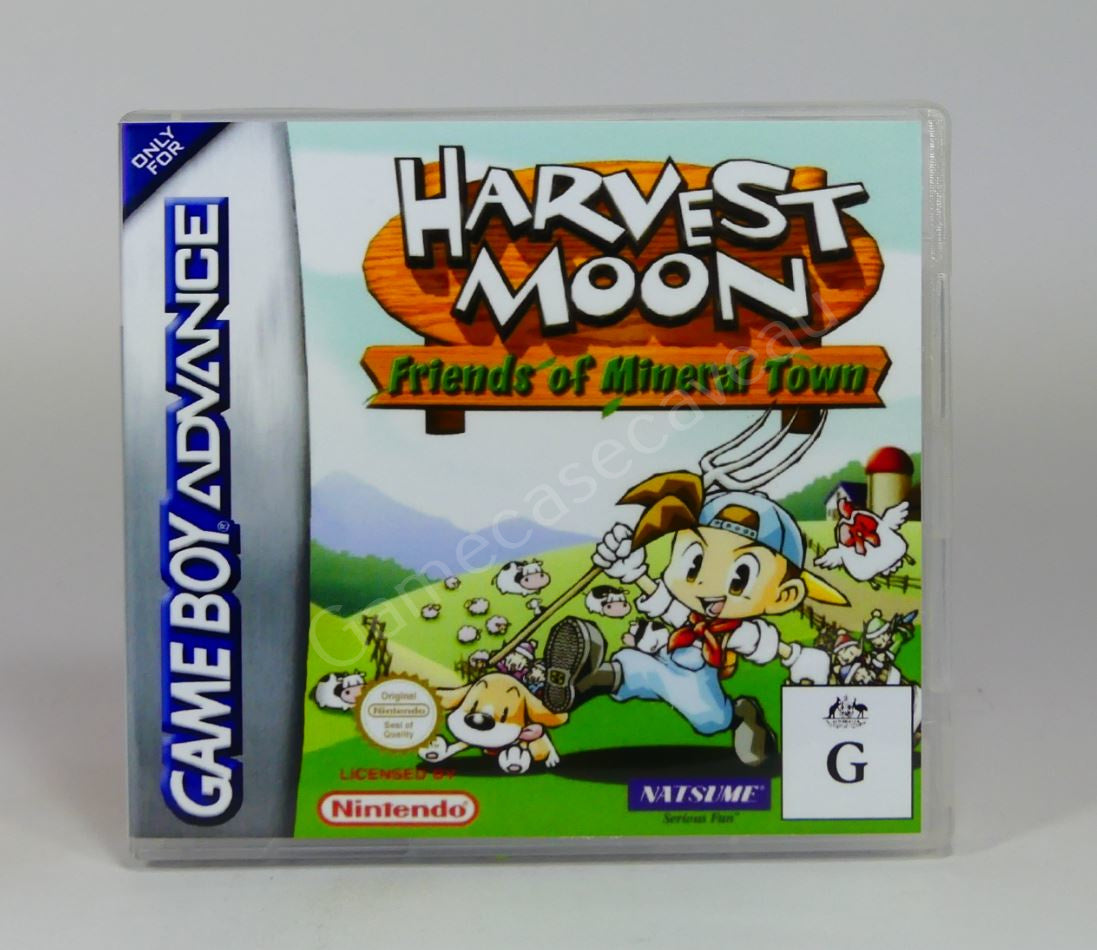 Harvest Moon Friends of Mineral Town - GBA Replacement Case