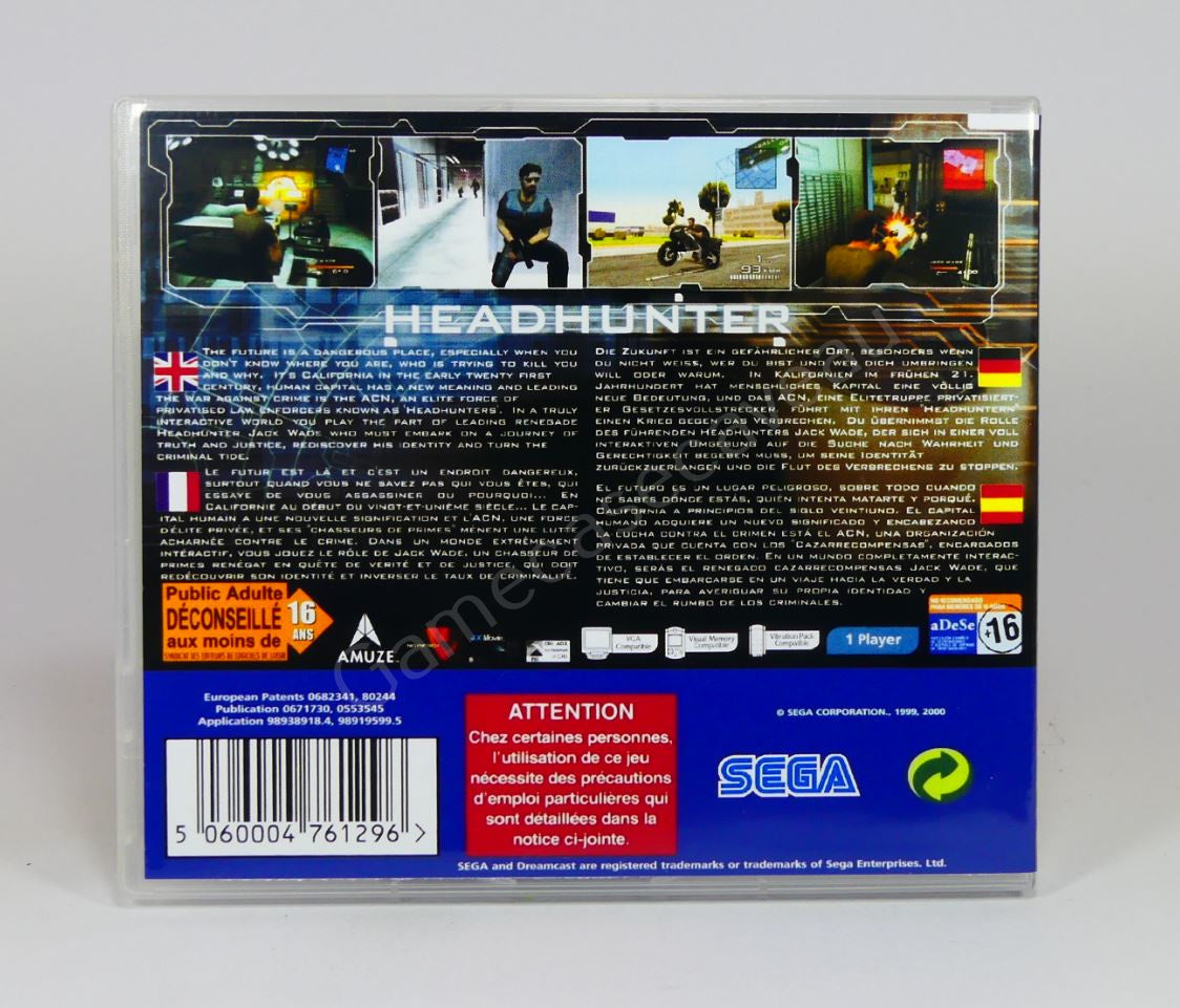 Headhunter - DC Replacement Case