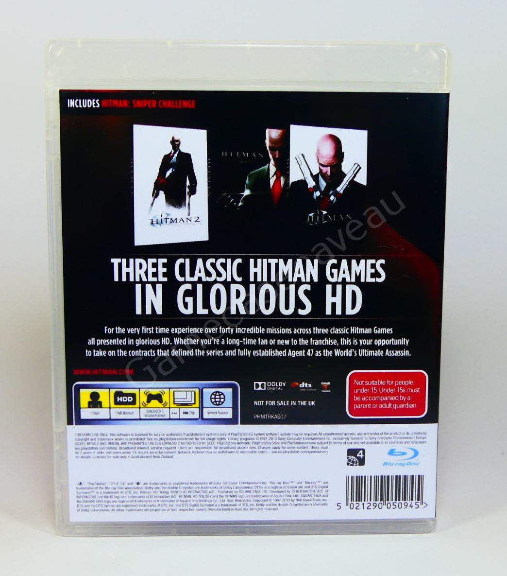 Hitman HD Trilogy - PS3 Replacement Case
