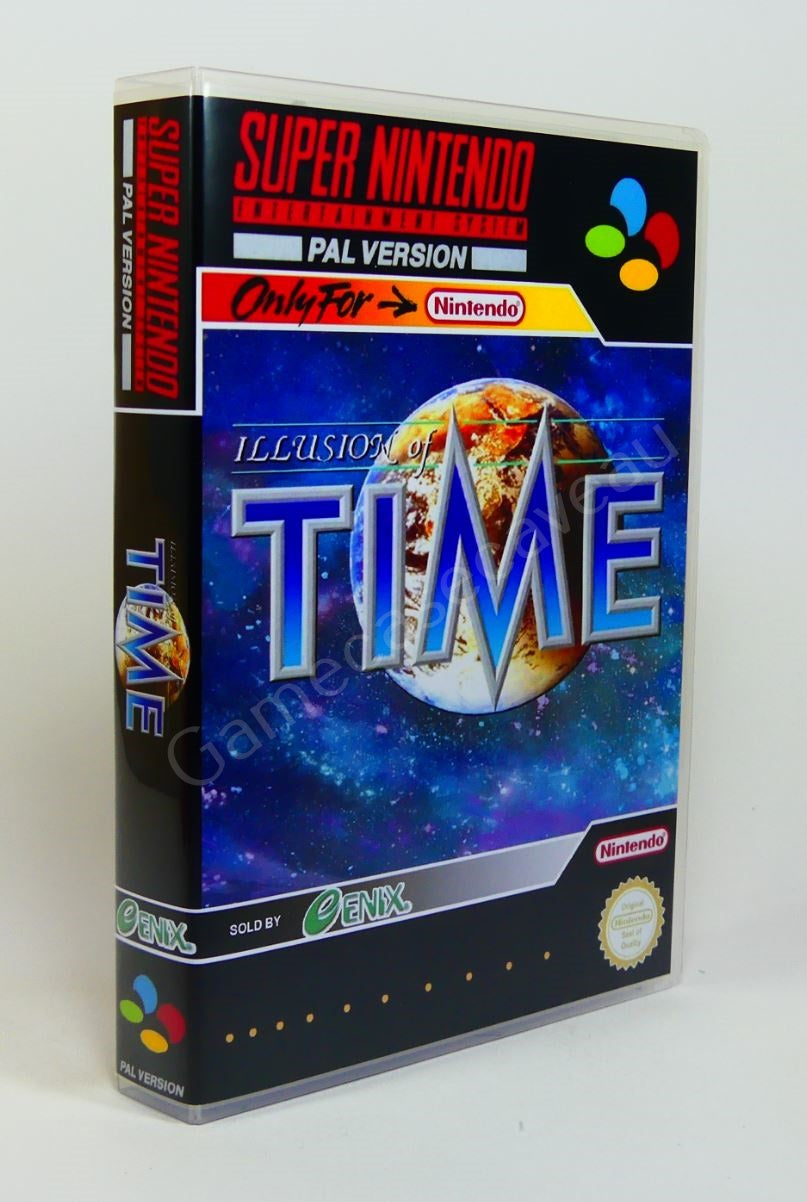 Illusion of Time - SNES Replacement Case