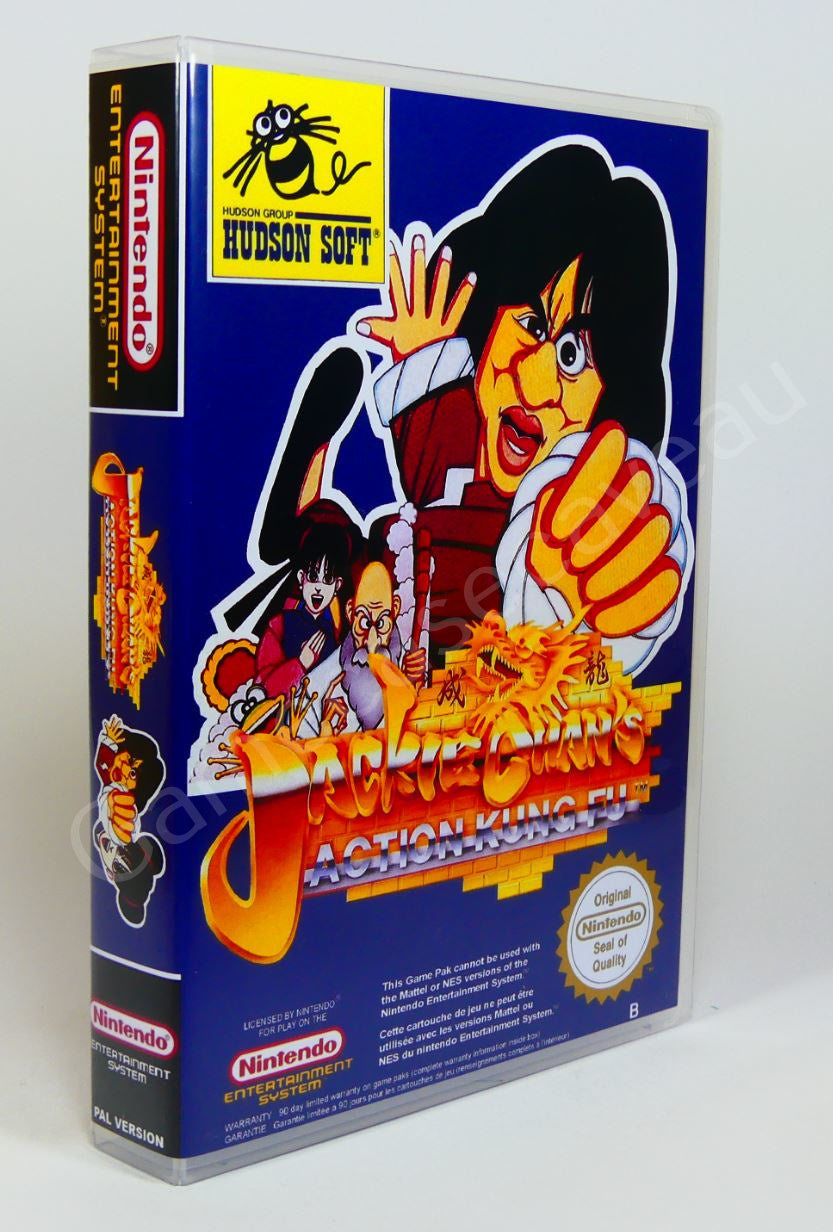 Jackie Chan's Action Kung Fu - NES Replacement Case