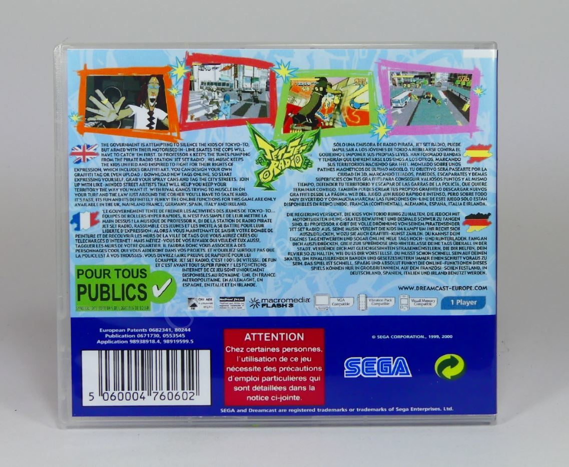 Jet Set Radio - DC Replacement Case