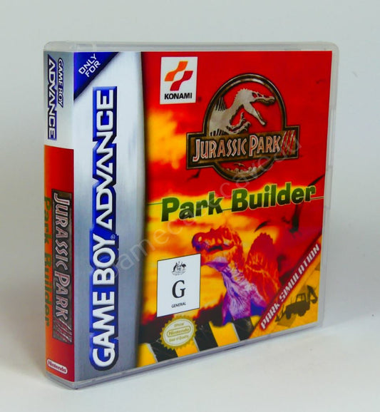 Jurassic Park III Park Builder - GBA Replacement Case