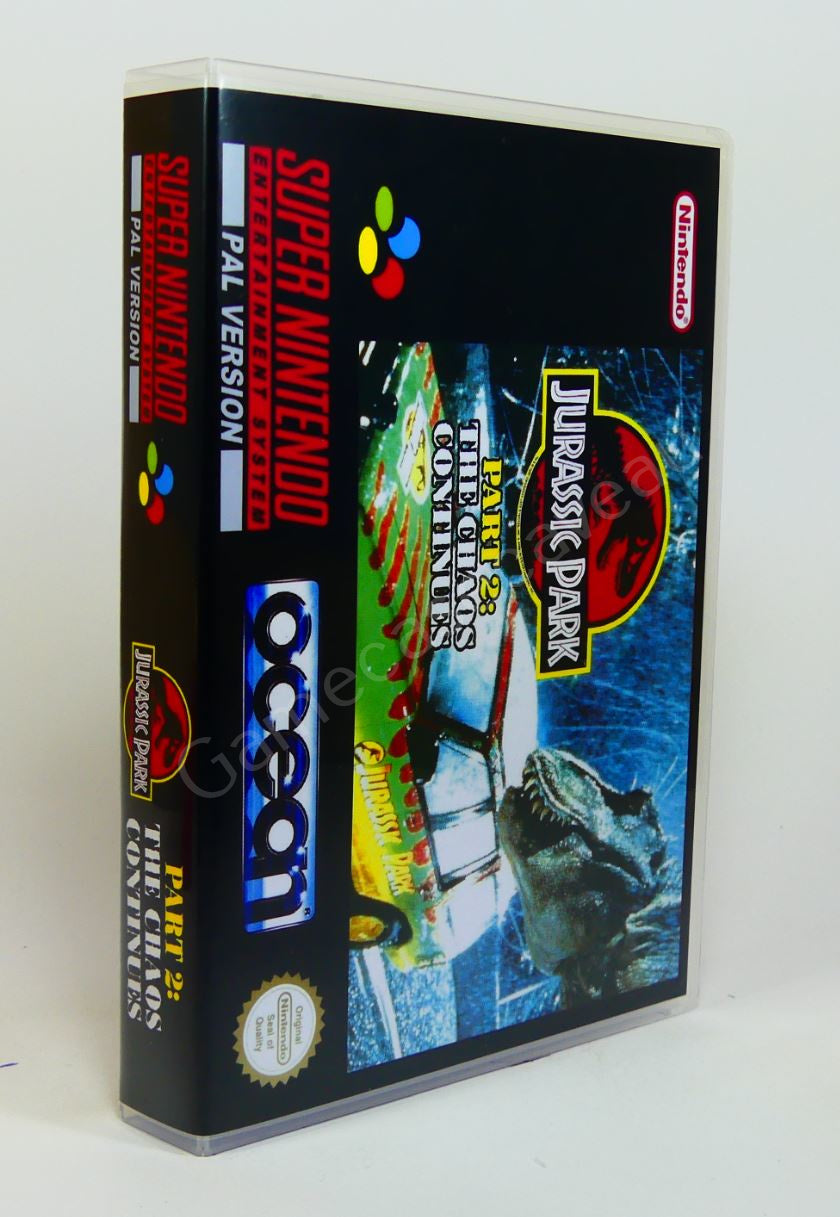 Jurassic Park Part 2 - SNES Replacement Case