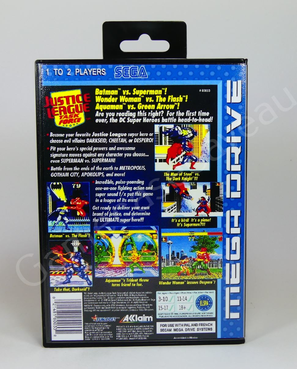 Justice League Task Force - SMD Replacement Case