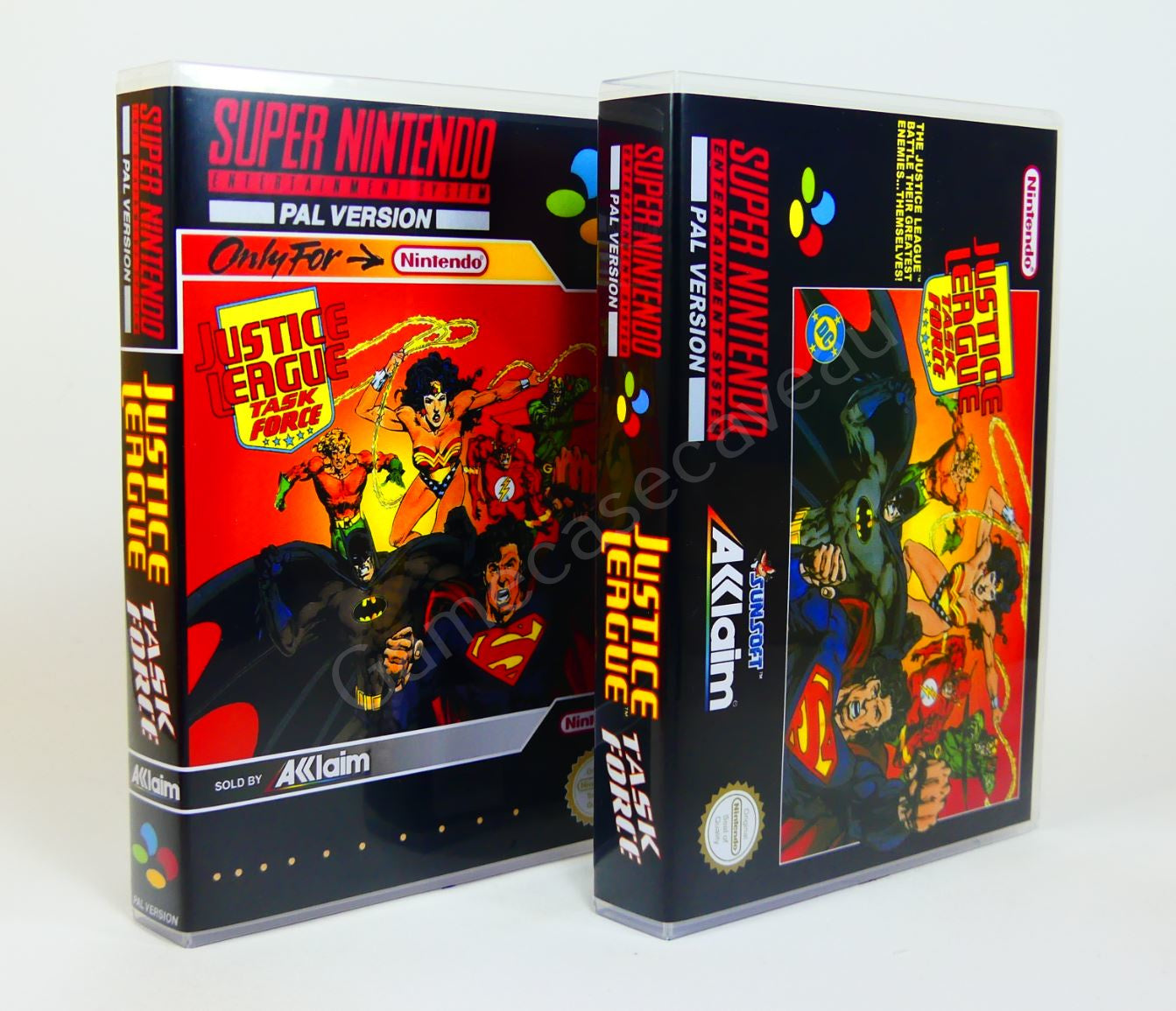 Justice League Task Force - SNES Replacement Case