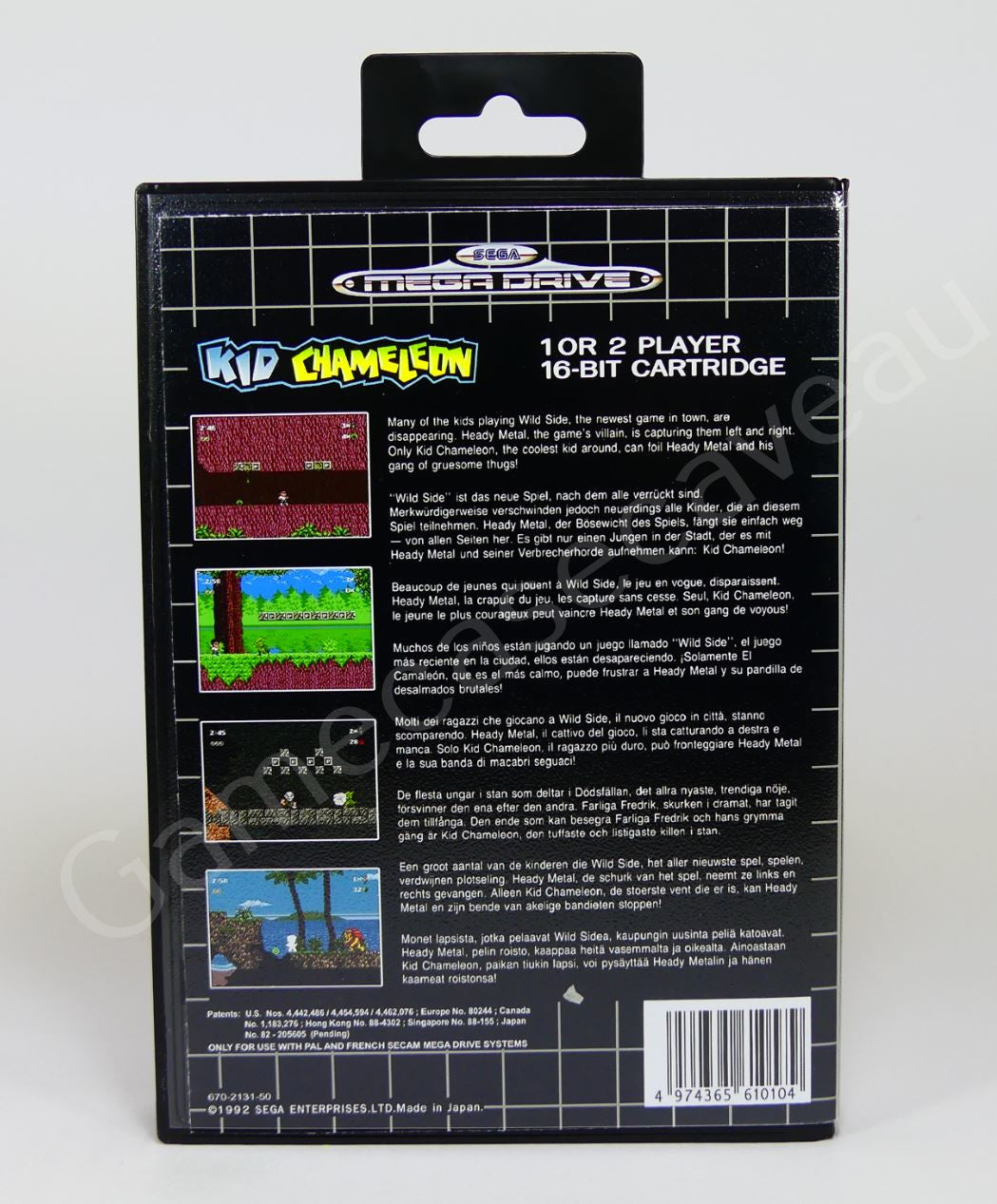 Kid Chameleon - SMD Replacement Case