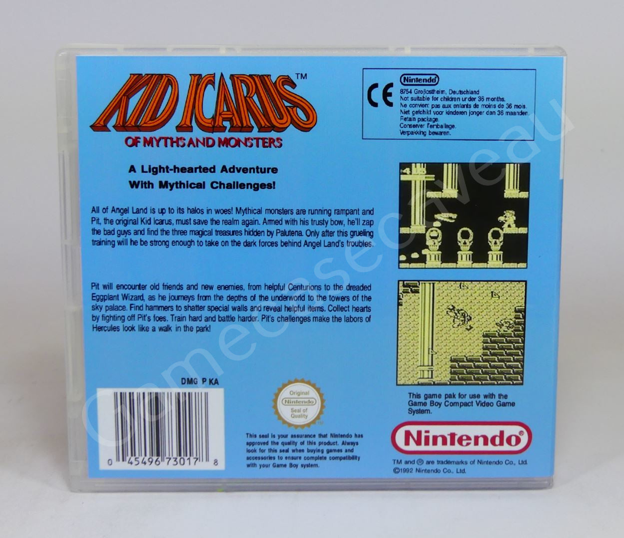 Kid Icarus of Myths and Monsters - GB Replacement Case