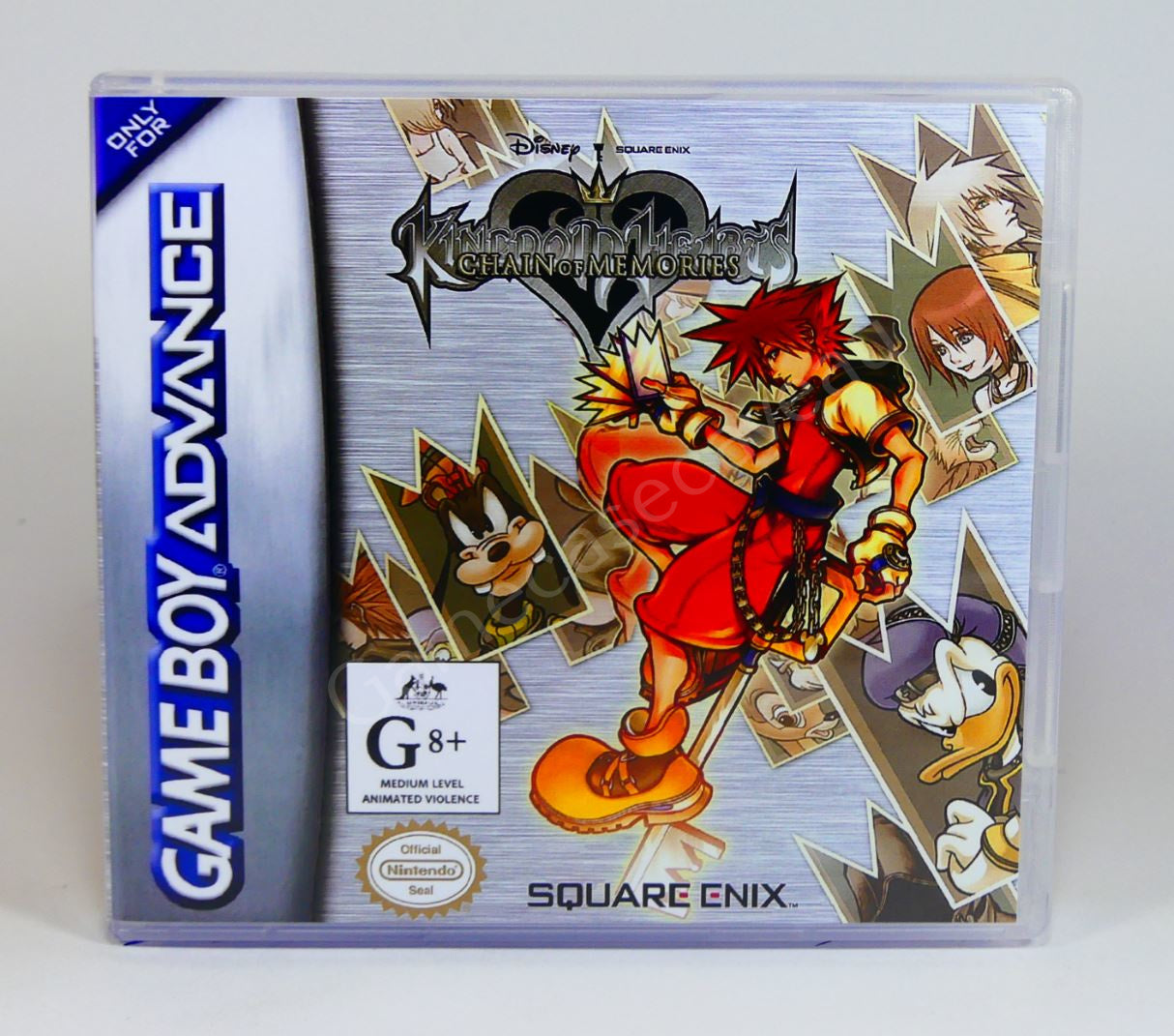 Kingdom Hearts Chain of Memories - GBA Replacement Case