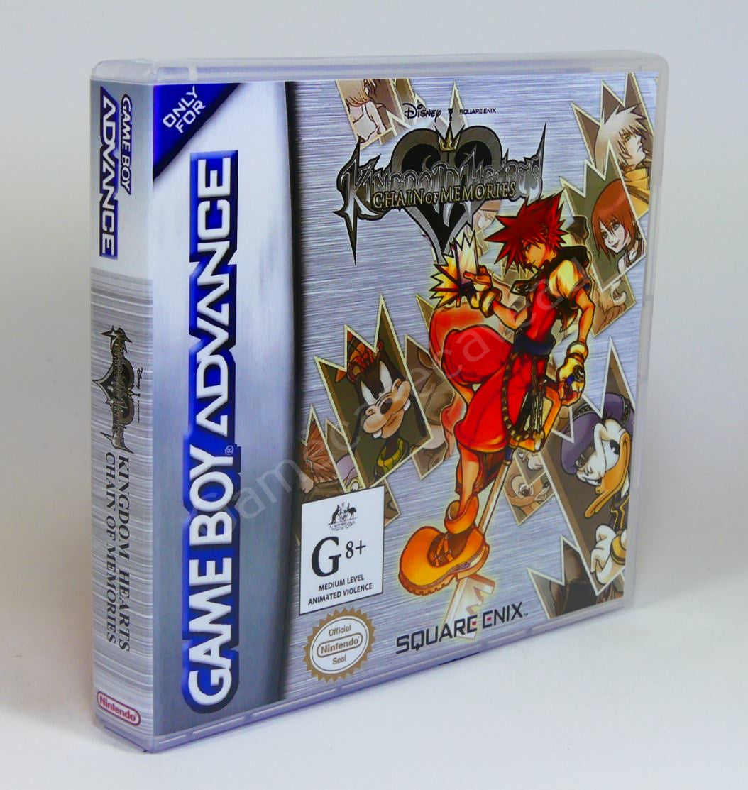 Kingdom Hearts Chain of Memories - GBA Replacement Case