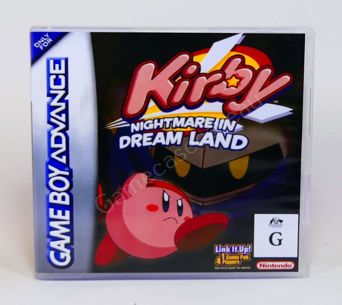 Kirby Nightmare in Dream Land - GBA Replacement Case