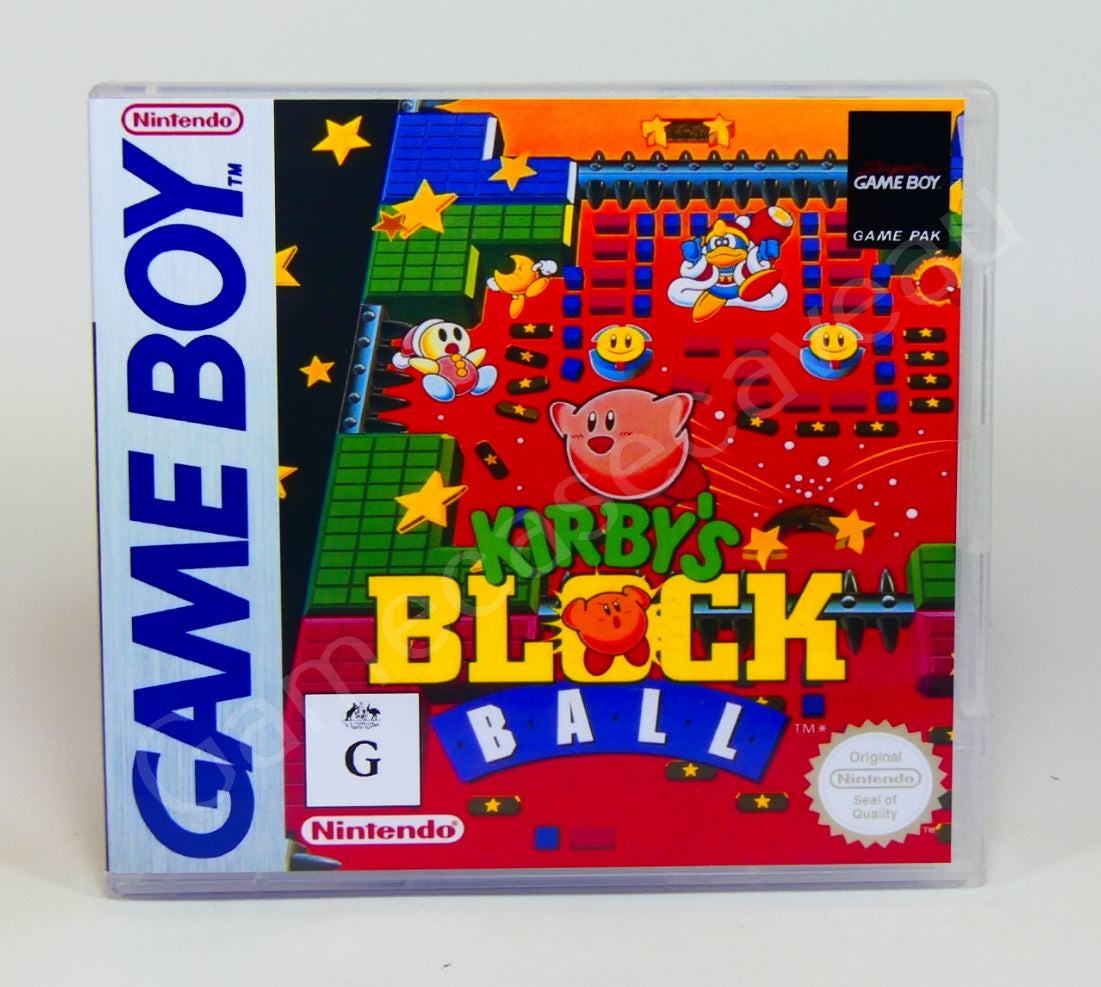 Kirby's Block Ball - GB Replacement Case