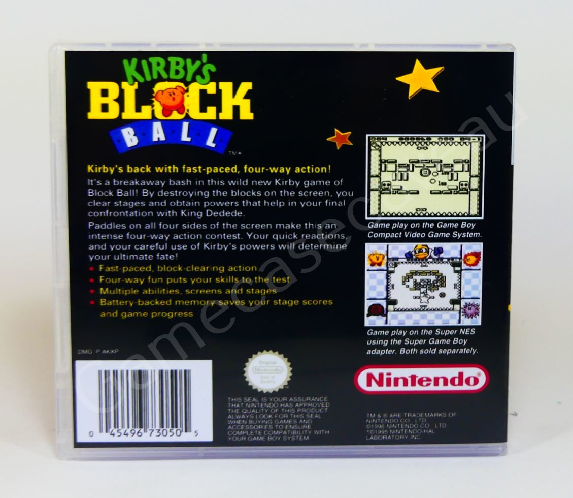 Kirby's Block Ball - GB Replacement Case