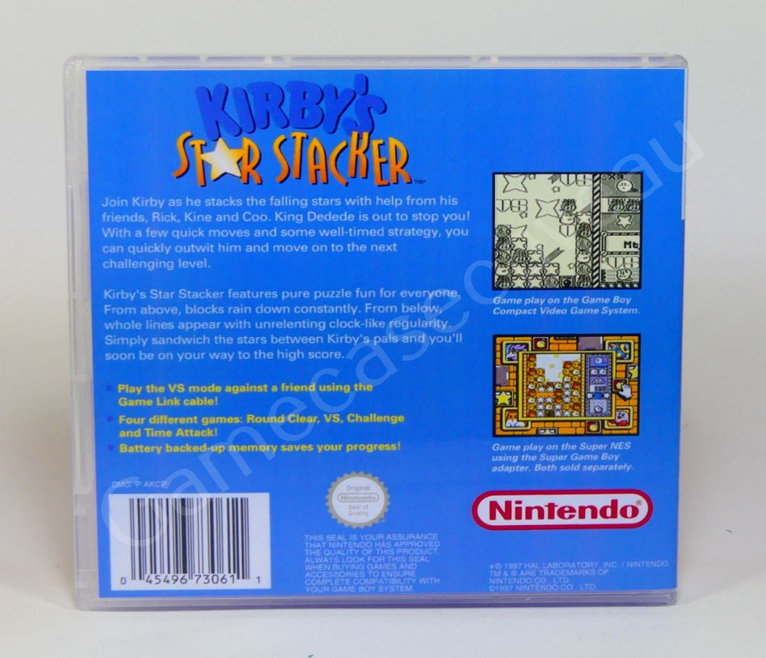 Kirby's Star Stacker - GB Replacement Case